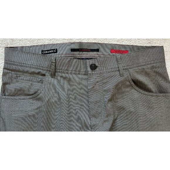 Alberto Ceramica Pants Mens 32x34 Gray‎ Straight Leg Modern Fit Performance - Picture 7 of 14